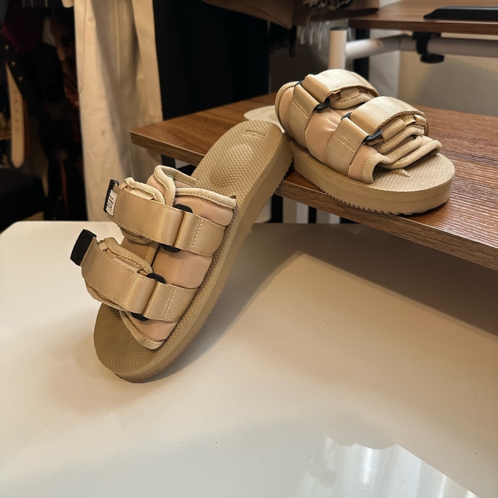 Suicoke Tan Sandals Double-Strap Comfort
